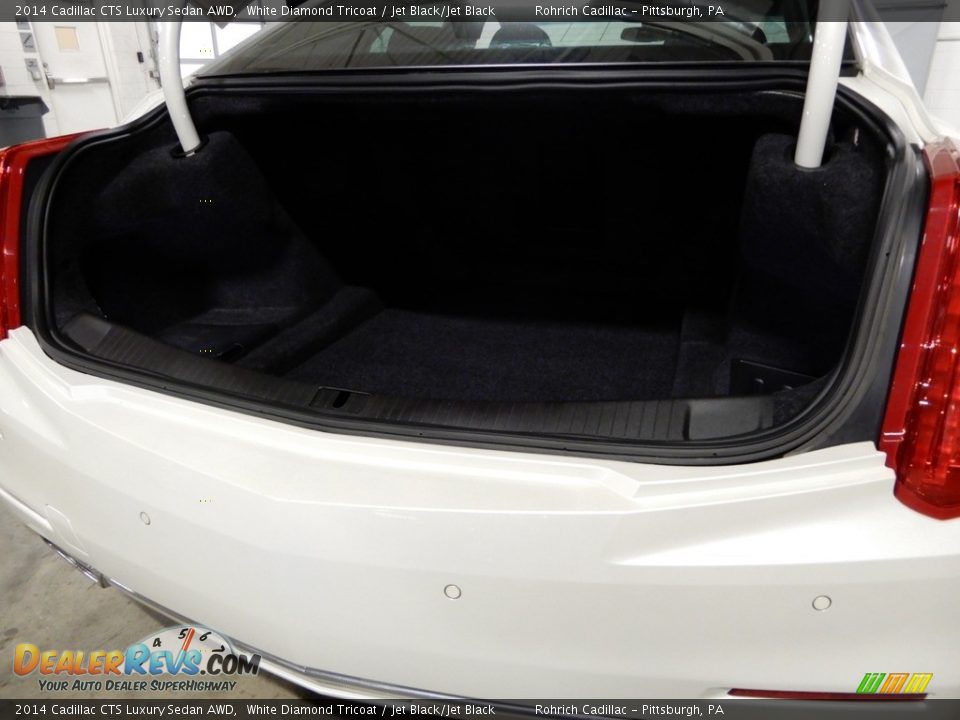 2014 Cadillac CTS Luxury Sedan AWD White Diamond Tricoat / Jet Black/Jet Black Photo #22