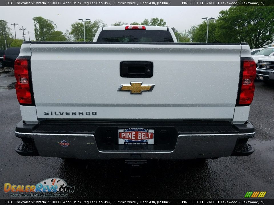 2018 Chevrolet Silverado 2500HD Work Truck Regular Cab 4x4 Summit White / Dark Ash/Jet Black Photo #5