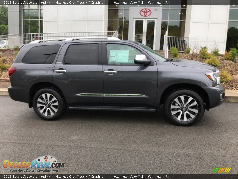 2018 Toyota Sequoia Limited 4x4 Magnetic Gray Metallic / Graphite Photo #2