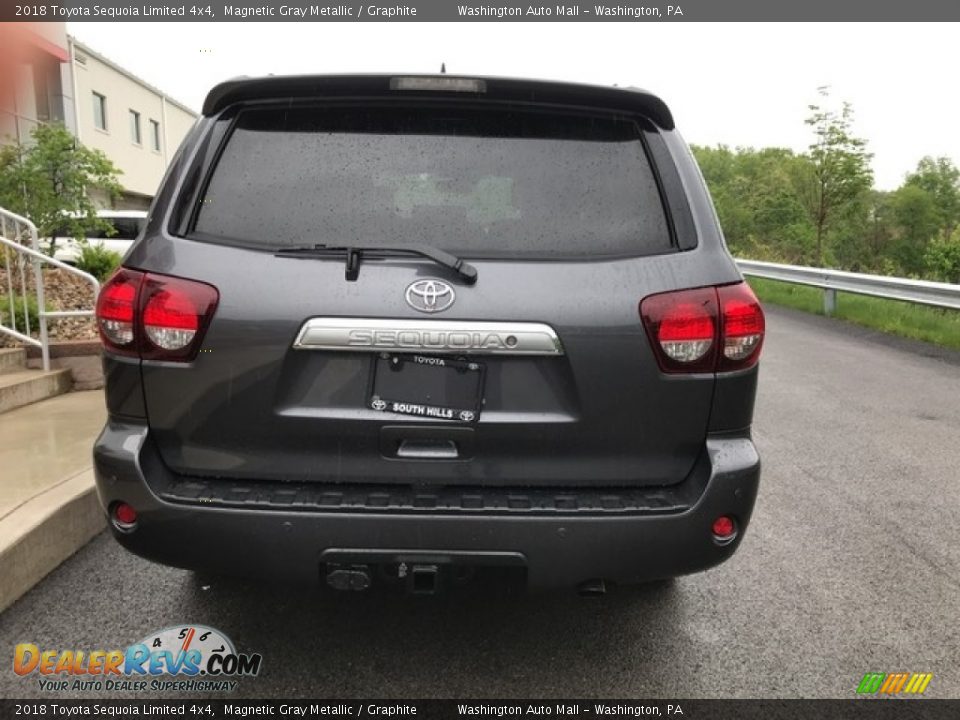 2018 Toyota Sequoia Limited 4x4 Magnetic Gray Metallic / Graphite Photo #3