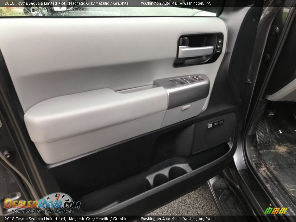 2018 Toyota Sequoia Limited 4x4 Magnetic Gray Metallic / Graphite Photo #8