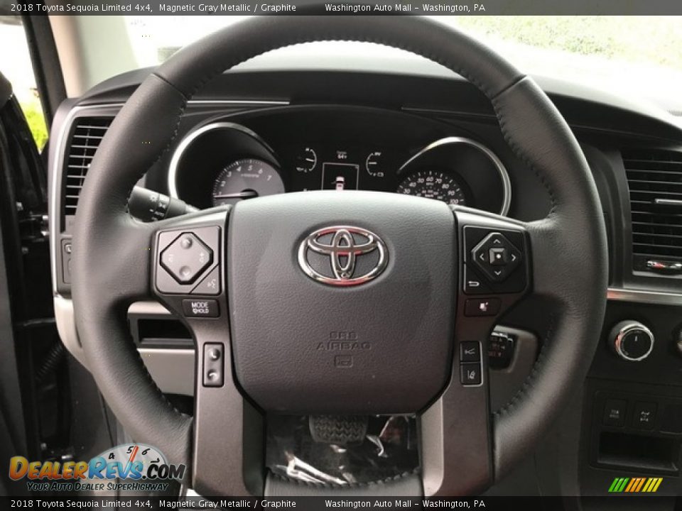2018 Toyota Sequoia Limited 4x4 Magnetic Gray Metallic / Graphite Photo #12