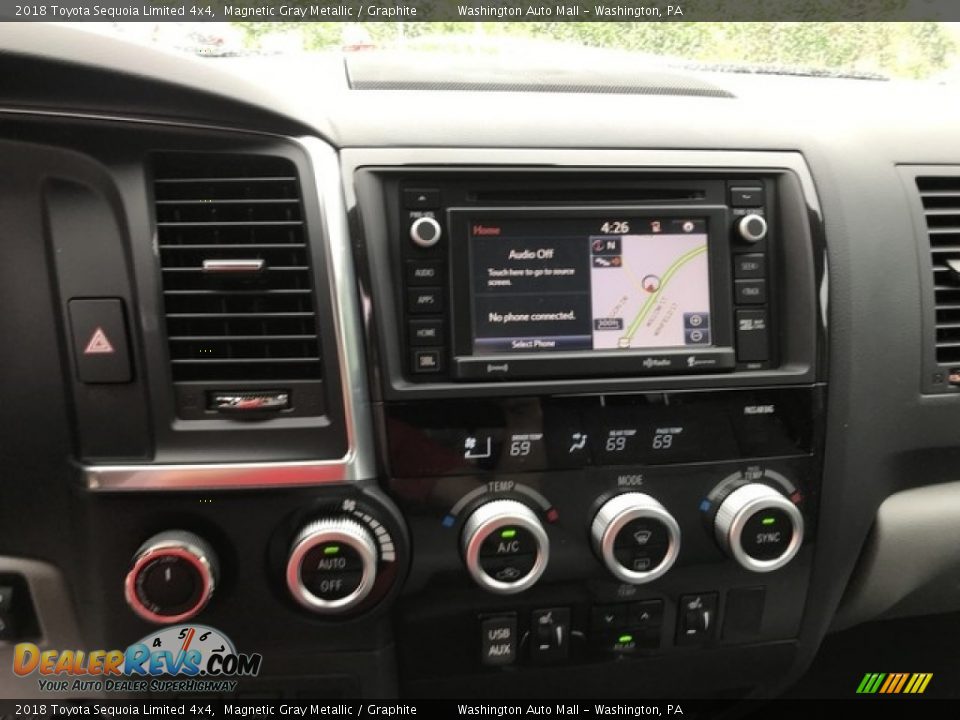 2018 Toyota Sequoia Limited 4x4 Magnetic Gray Metallic / Graphite Photo #13