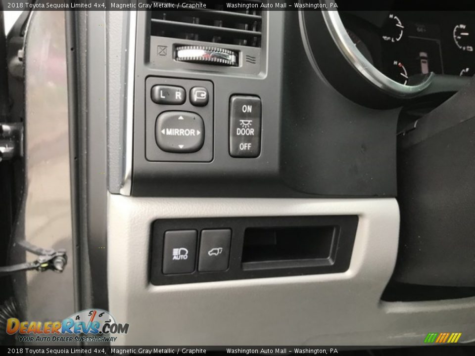 2018 Toyota Sequoia Limited 4x4 Magnetic Gray Metallic / Graphite Photo #17