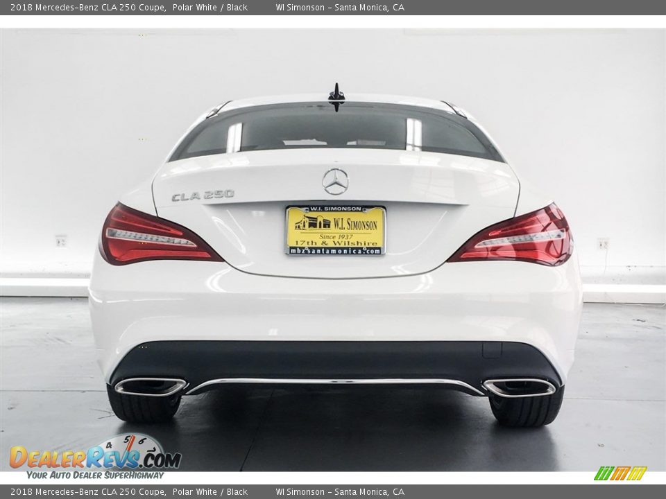 2018 Mercedes-Benz CLA 250 Coupe Polar White / Black Photo #4