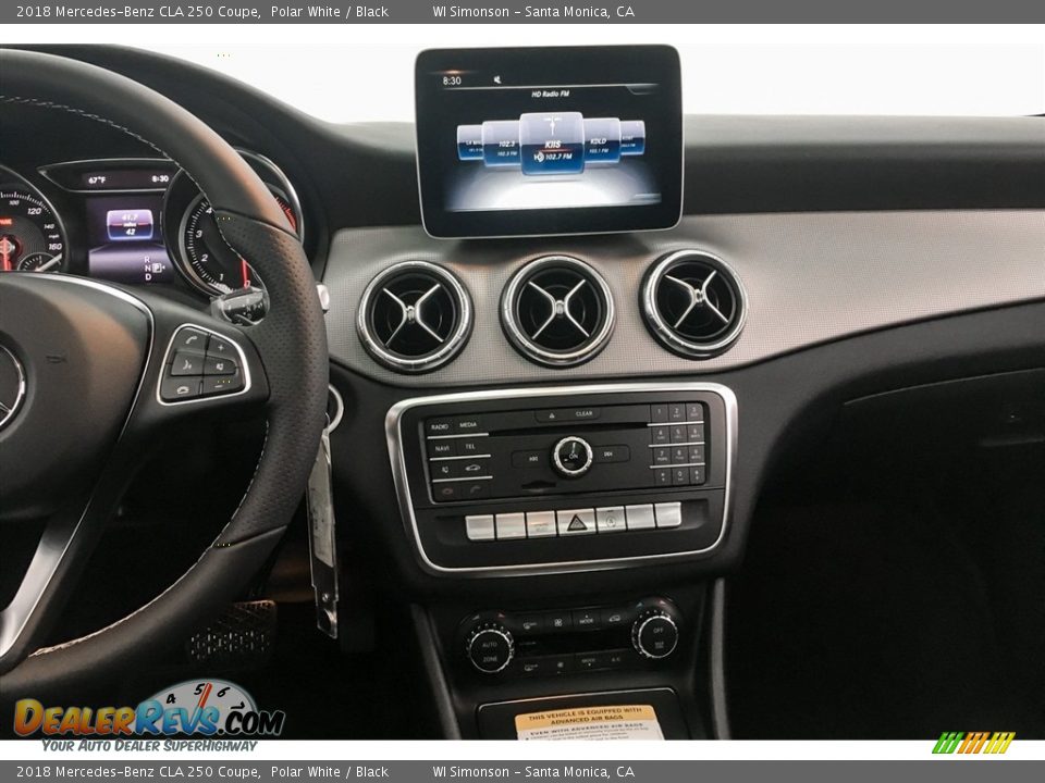 2018 Mercedes-Benz CLA 250 Coupe Polar White / Black Photo #6