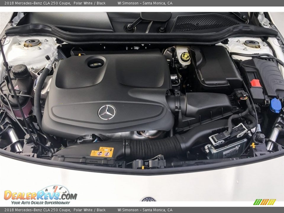 2018 Mercedes-Benz CLA 250 Coupe Polar White / Black Photo #8