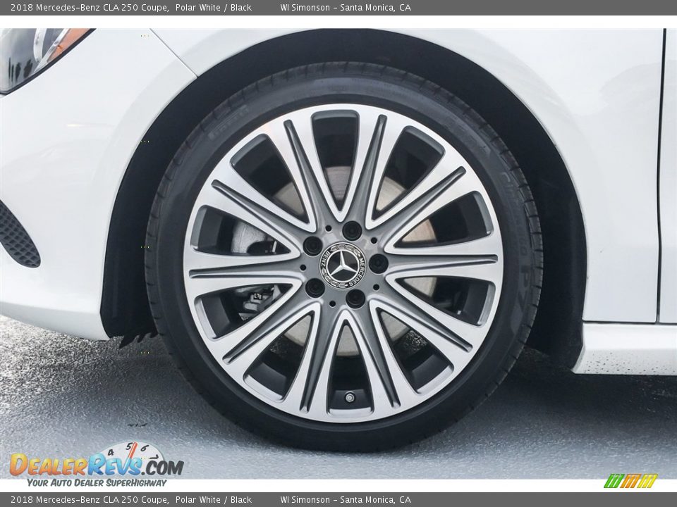 2018 Mercedes-Benz CLA 250 Coupe Polar White / Black Photo #9