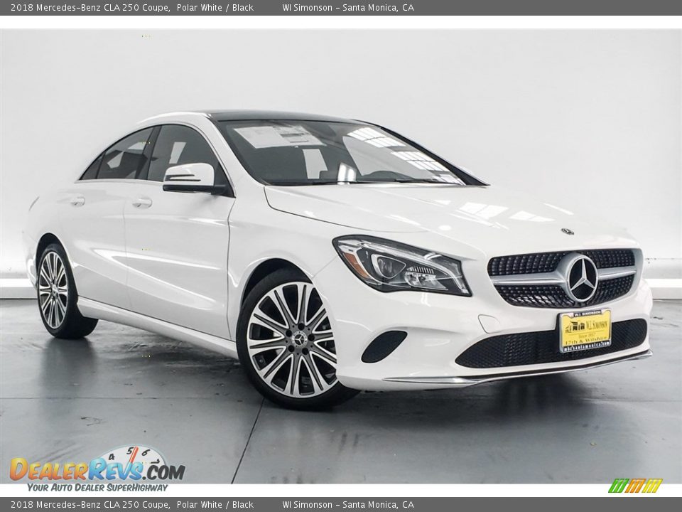 2018 Mercedes-Benz CLA 250 Coupe Polar White / Black Photo #12
