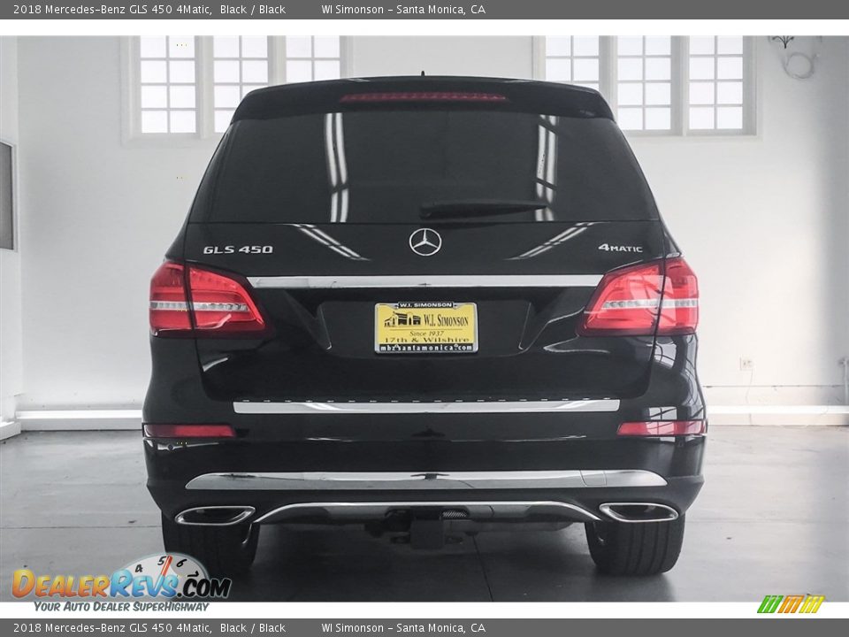 2018 Mercedes-Benz GLS 450 4Matic Black / Black Photo #4