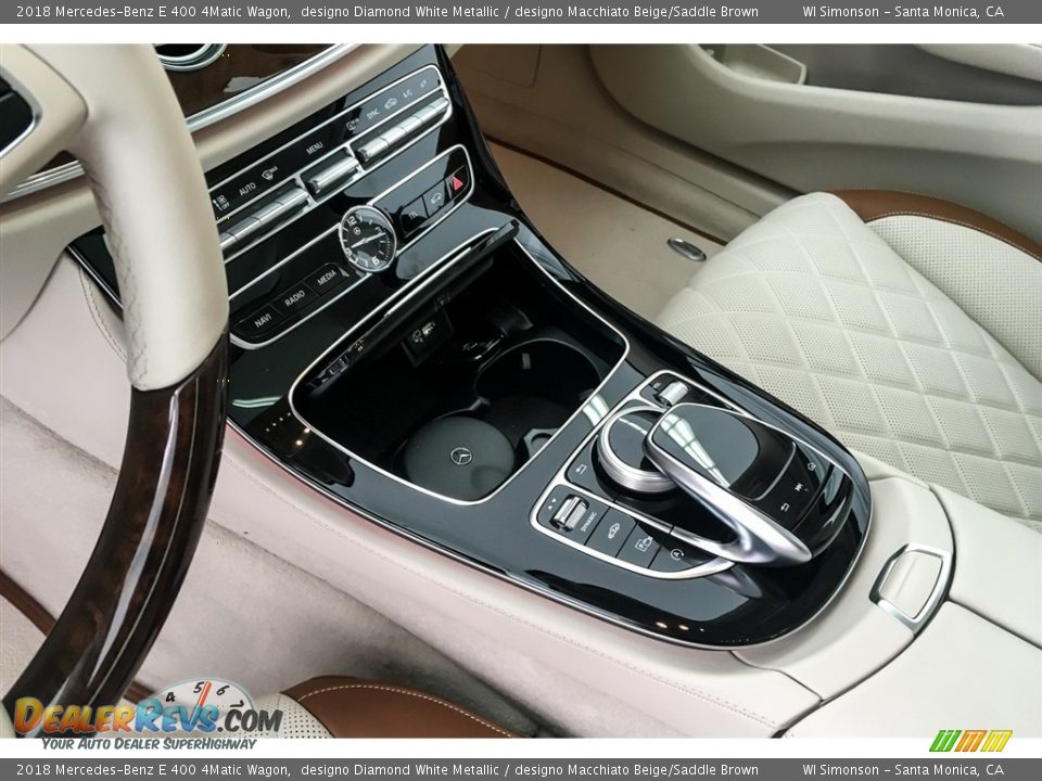 2018 Mercedes-Benz E 400 4Matic Wagon designo Diamond White Metallic / designo Macchiato Beige/Saddle Brown Photo #7