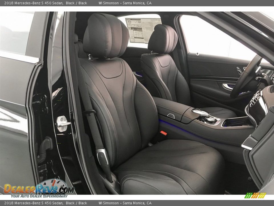 2018 Mercedes-Benz S 450 Sedan Black / Black Photo #2