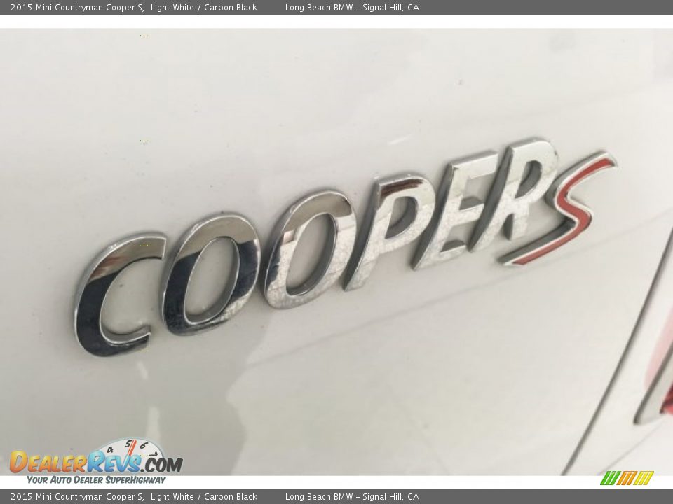 2015 Mini Countryman Cooper S Light White / Carbon Black Photo #7