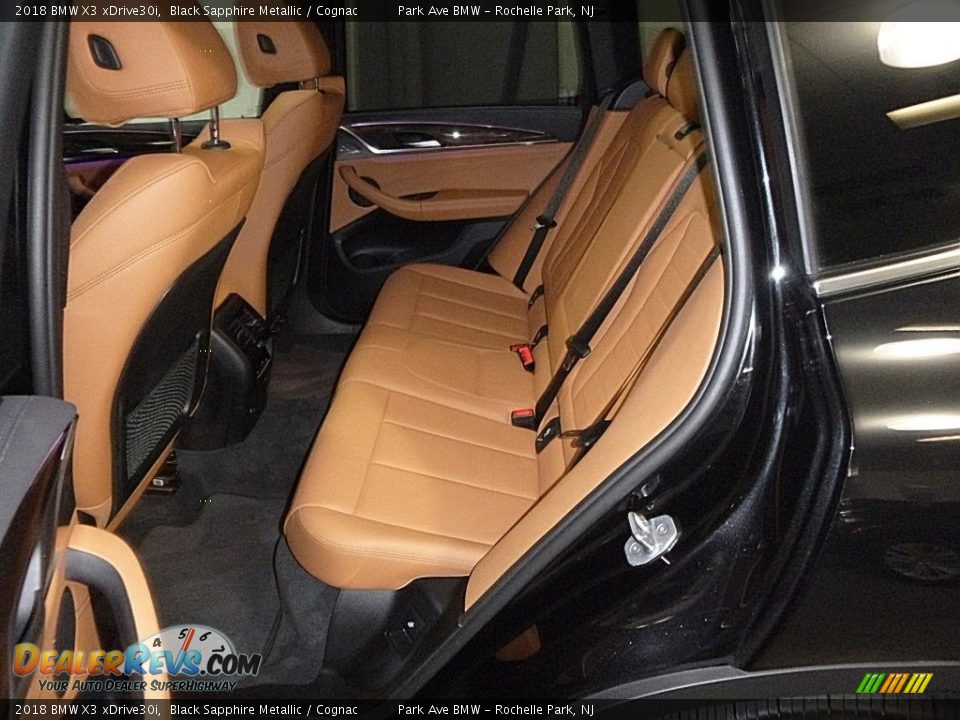 2018 BMW X3 xDrive30i Black Sapphire Metallic / Cognac Photo #16