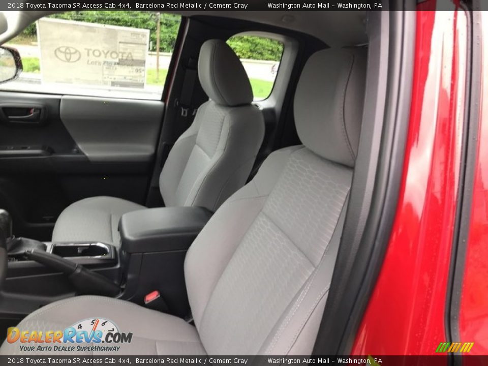 2018 Toyota Tacoma SR Access Cab 4x4 Barcelona Red Metallic / Cement Gray Photo #10