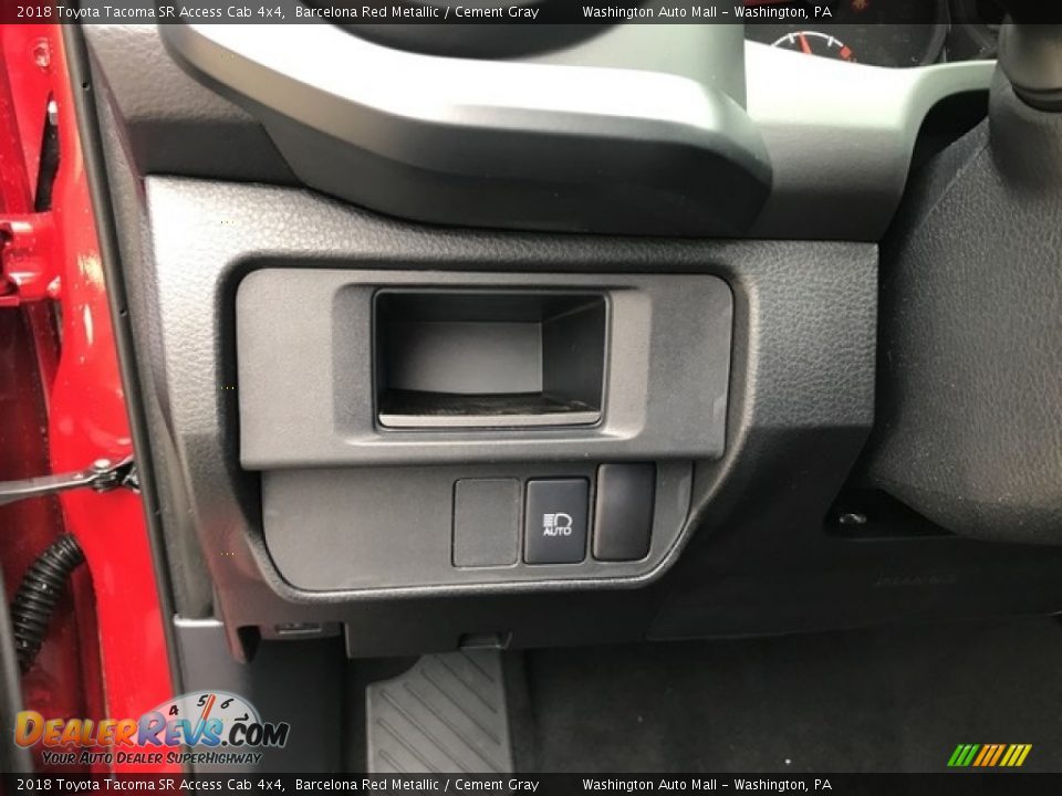 2018 Toyota Tacoma SR Access Cab 4x4 Barcelona Red Metallic / Cement Gray Photo #15