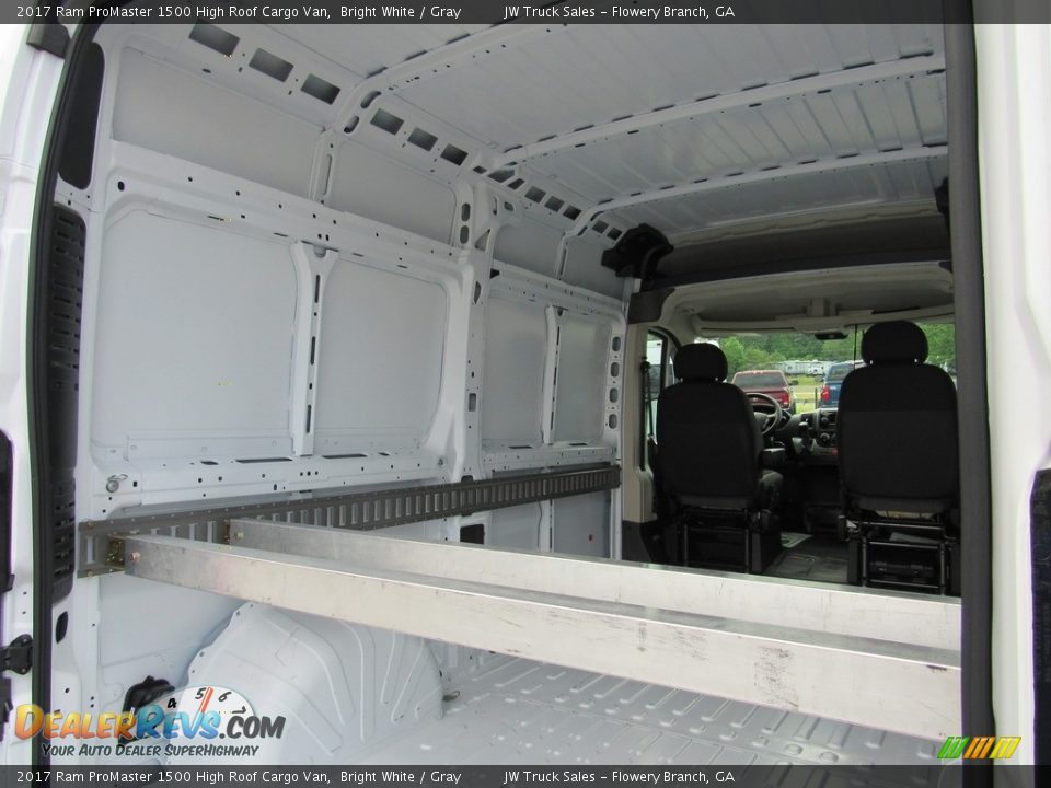 2017 Ram ProMaster 1500 High Roof Cargo Van Bright White / Gray Photo #14