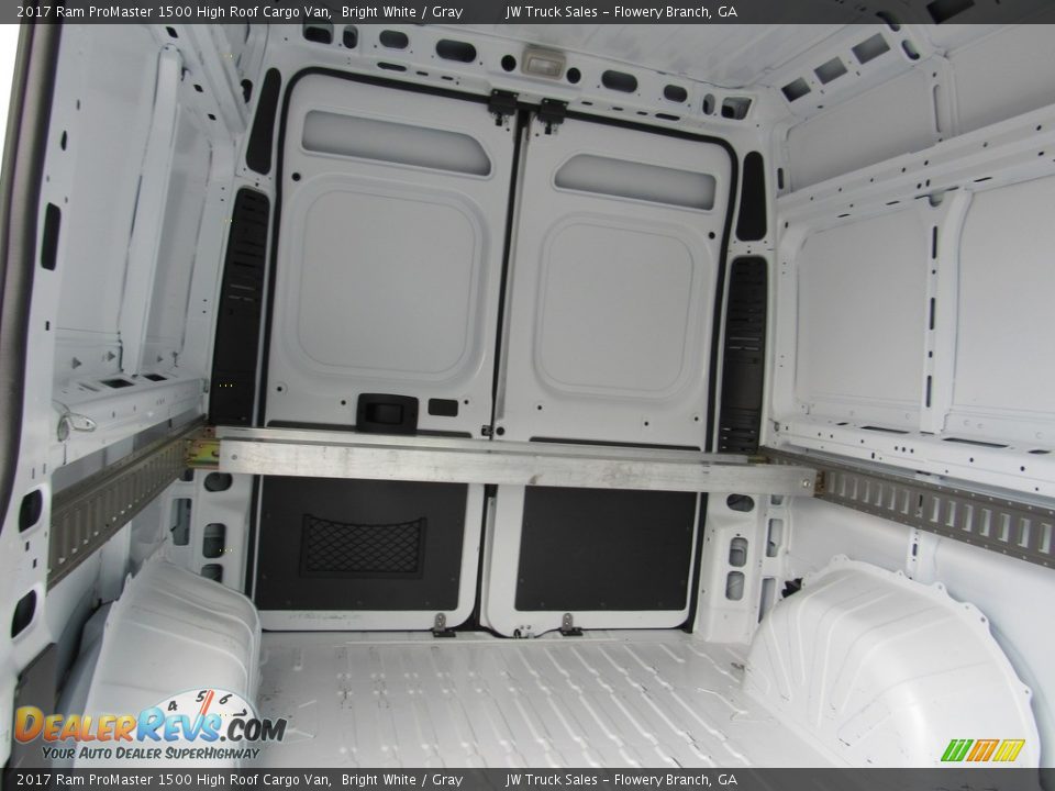 2017 Ram ProMaster 1500 High Roof Cargo Van Bright White / Gray Photo #18