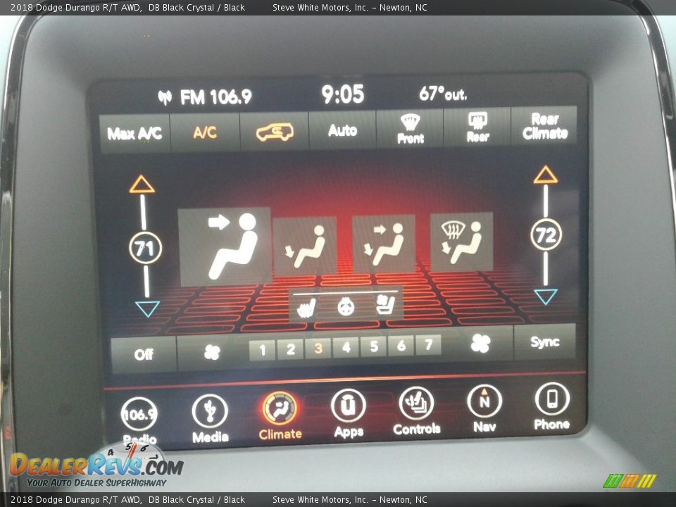 2018 Dodge Durango R/T AWD DB Black Crystal / Black Photo #26