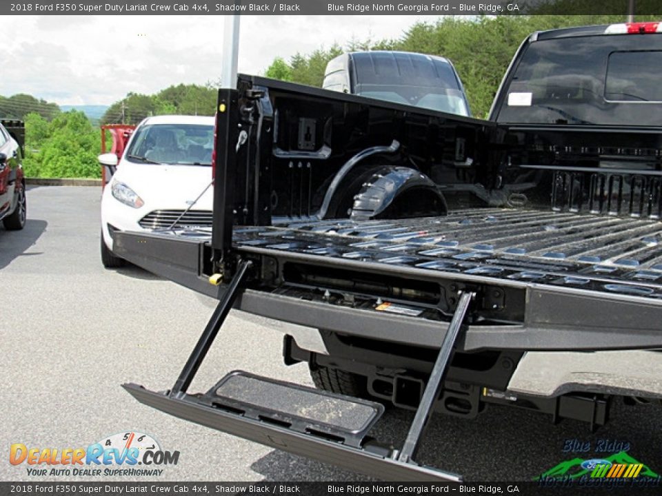 2018 Ford F350 Super Duty Lariat Crew Cab 4x4 Shadow Black / Black Photo #13