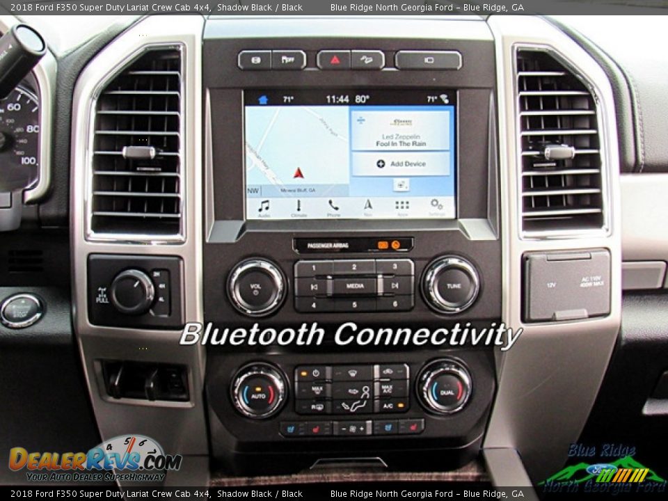 2018 Ford F350 Super Duty Lariat Crew Cab 4x4 Shadow Black / Black Photo #15