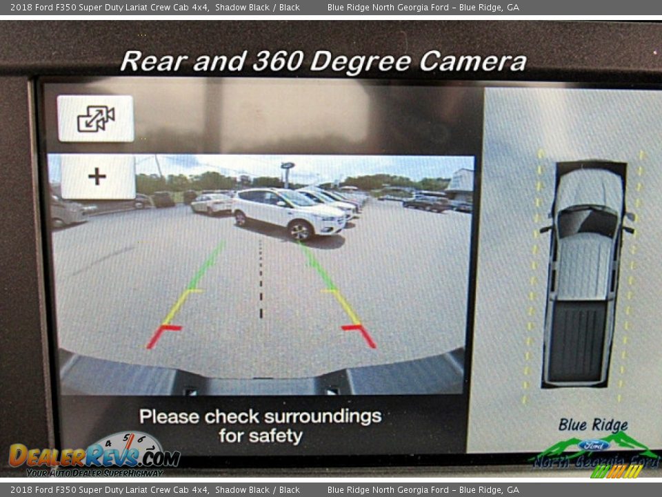 2018 Ford F350 Super Duty Lariat Crew Cab 4x4 Shadow Black / Black Photo #17