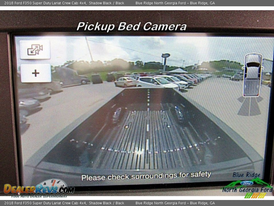 2018 Ford F350 Super Duty Lariat Crew Cab 4x4 Shadow Black / Black Photo #18