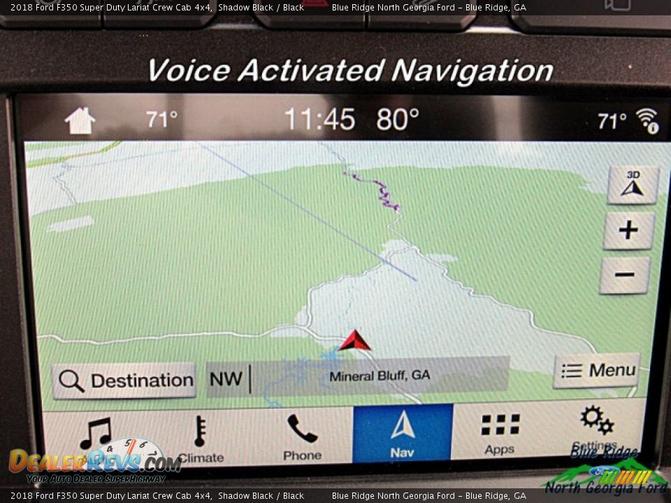 2018 Ford F350 Super Duty Lariat Crew Cab 4x4 Shadow Black / Black Photo #20