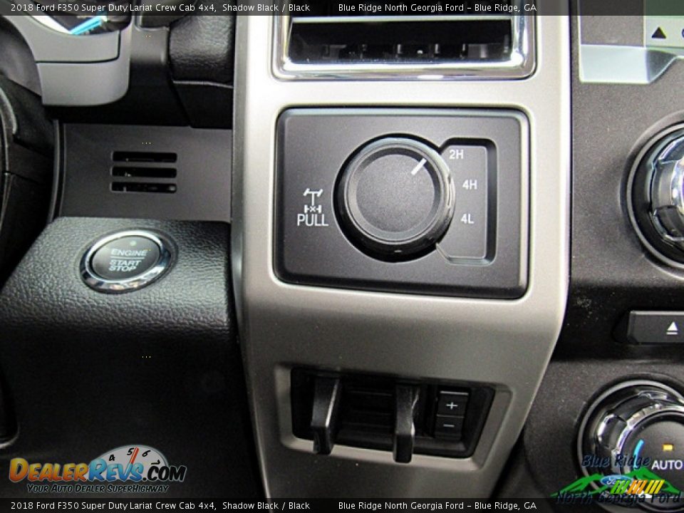2018 Ford F350 Super Duty Lariat Crew Cab 4x4 Shadow Black / Black Photo #22