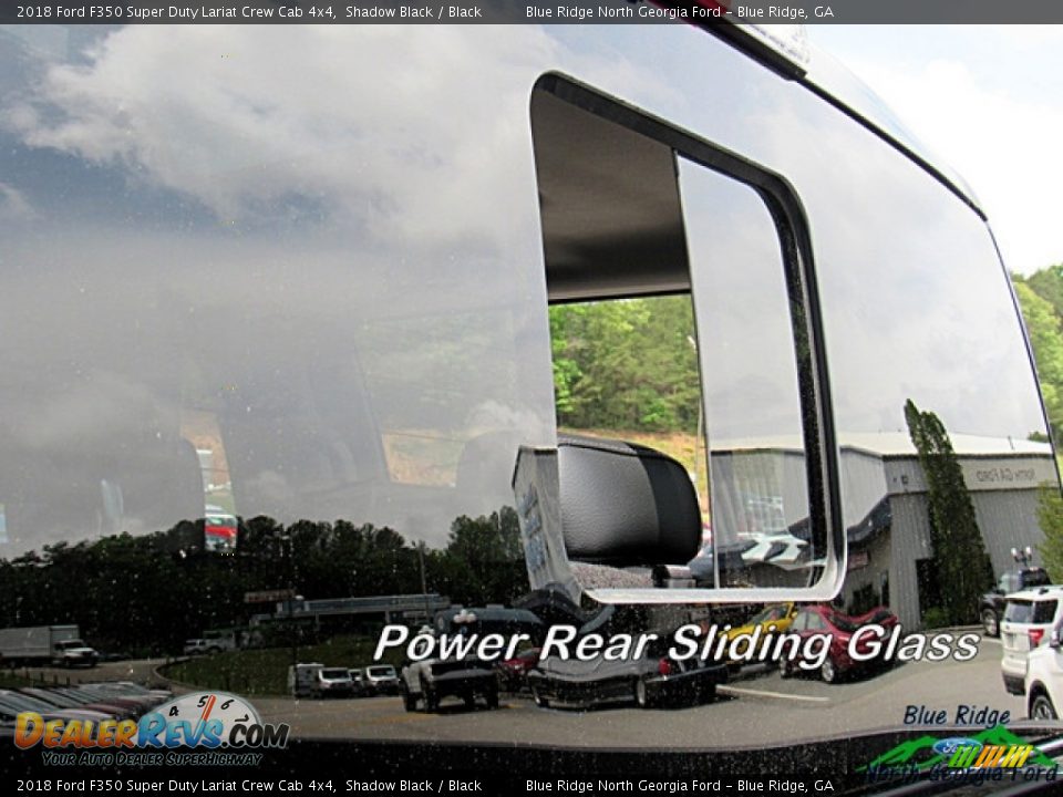 2018 Ford F350 Super Duty Lariat Crew Cab 4x4 Shadow Black / Black Photo #25