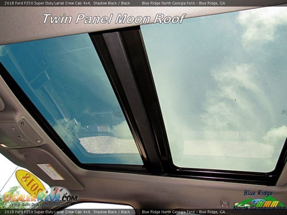 2018 Ford F350 Super Duty Lariat Crew Cab 4x4 Shadow Black / Black Photo #26