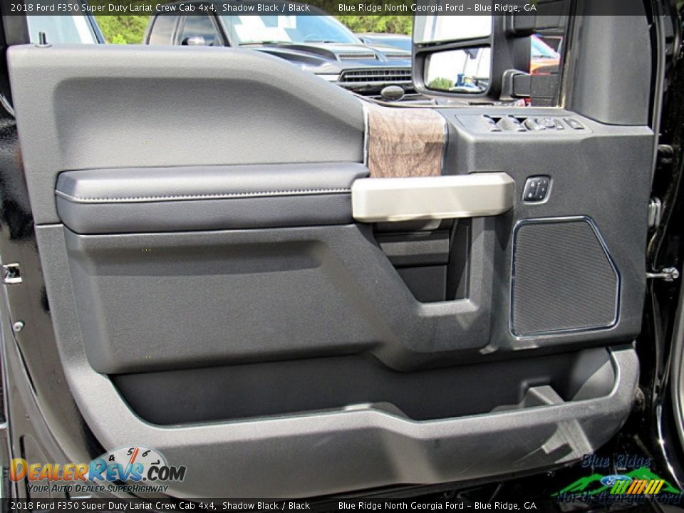 2018 Ford F350 Super Duty Lariat Crew Cab 4x4 Shadow Black / Black Photo #27