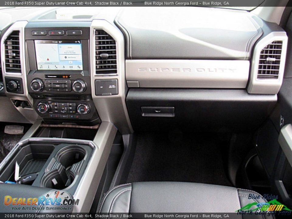 2018 Ford F350 Super Duty Lariat Crew Cab 4x4 Shadow Black / Black Photo #30