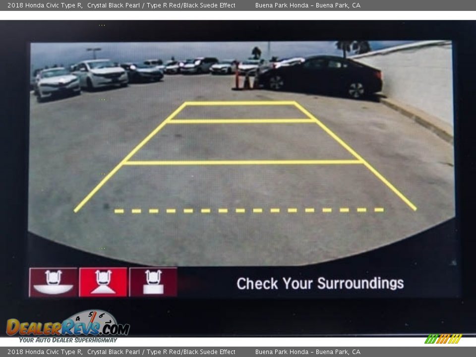 2018 Honda Civic Type R Crystal Black Pearl / Type R Red/Black Suede Effect Photo #6