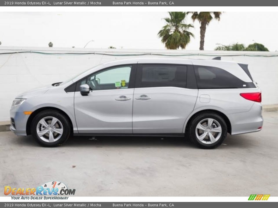 2019 Honda Odyssey EX-L Lunar Silver Metallic / Mocha Photo #7