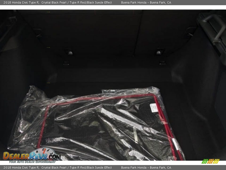 2018 Honda Civic Type R Crystal Black Pearl / Type R Red/Black Suede Effect Photo #23