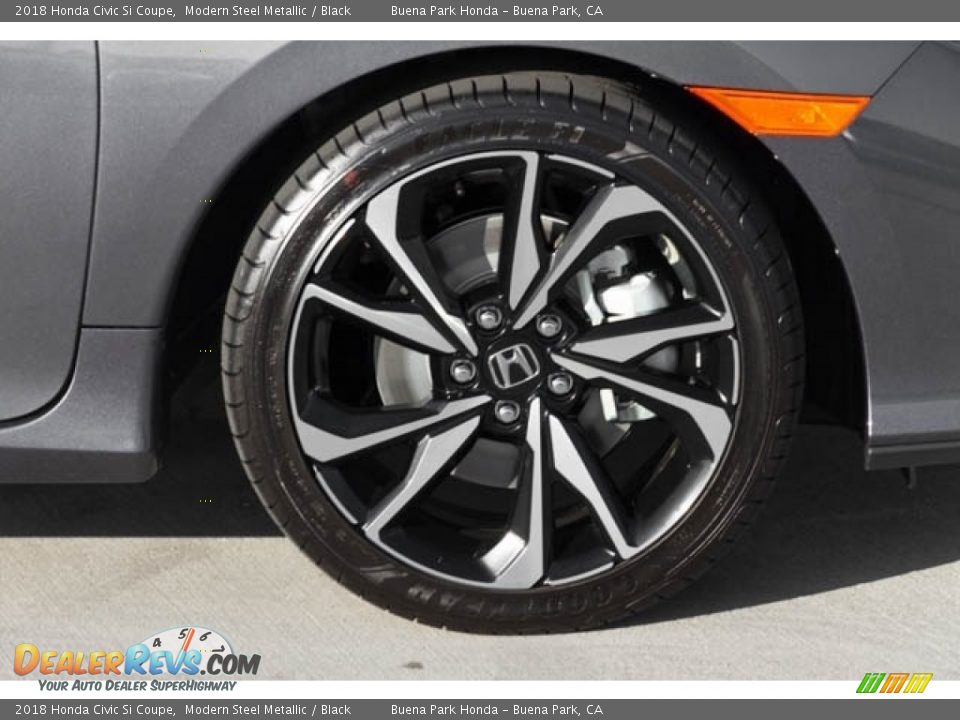 2018 Honda Civic Si Coupe Modern Steel Metallic / Black Photo #5