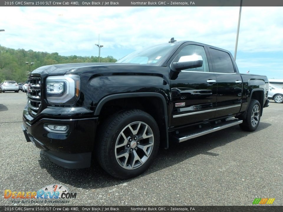 2016 GMC Sierra 1500 SLT Crew Cab 4WD Onyx Black / Jet Black Photo #1
