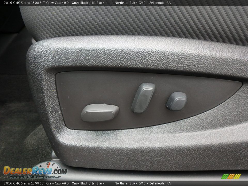 2016 GMC Sierra 1500 SLT Crew Cab 4WD Onyx Black / Jet Black Photo #20