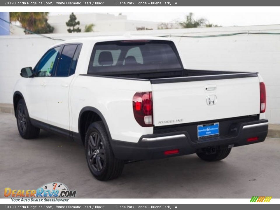 2019 Honda Ridgeline Sport White Diamond Pearl / Black Photo #2
