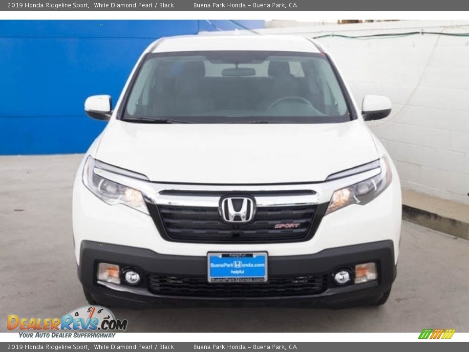 2019 Honda Ridgeline Sport White Diamond Pearl / Black Photo #3