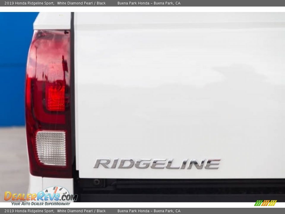 2019 Honda Ridgeline Sport White Diamond Pearl / Black Photo #7