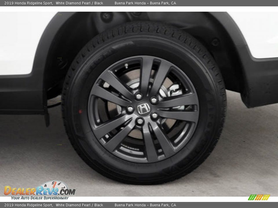 2019 Honda Ridgeline Sport White Diamond Pearl / Black Photo #13