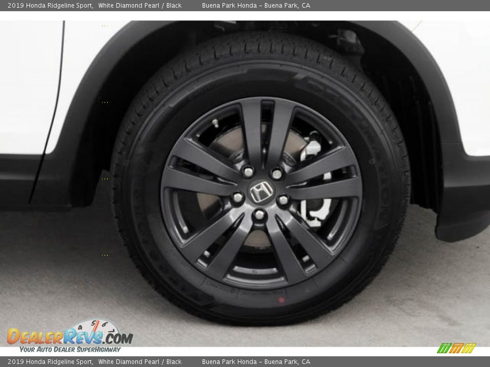 2019 Honda Ridgeline Sport White Diamond Pearl / Black Photo #15