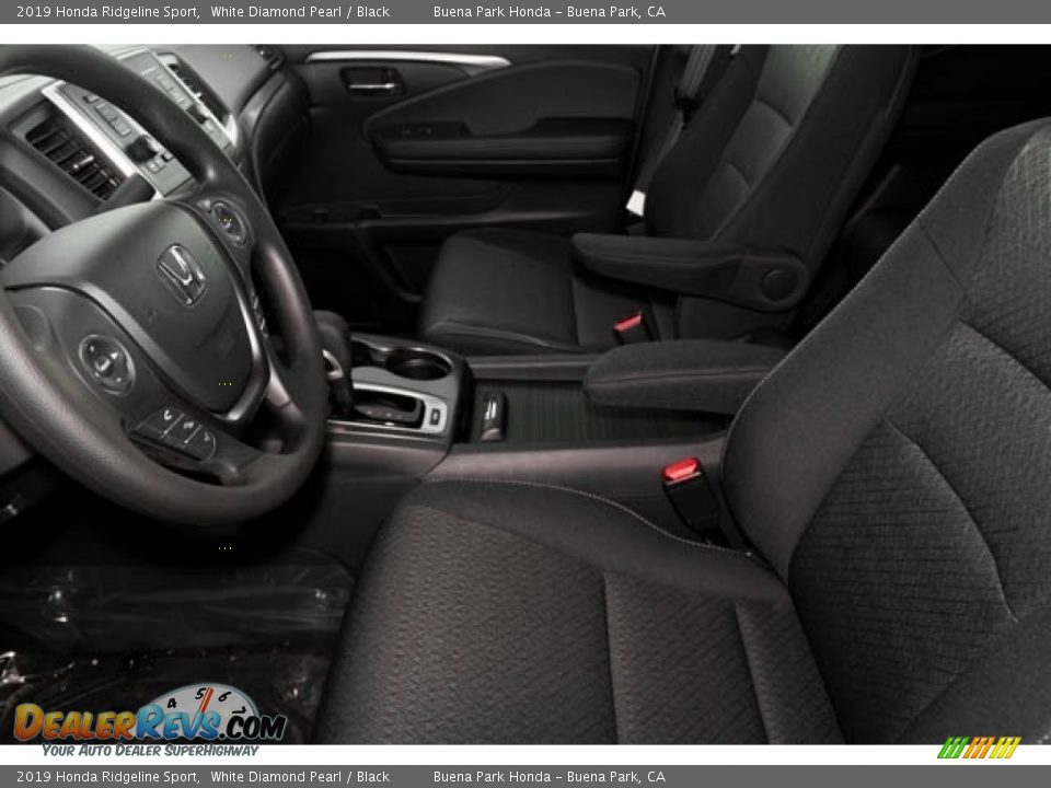 2019 Honda Ridgeline Sport White Diamond Pearl / Black Photo #18