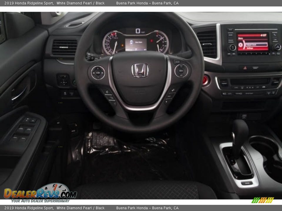 2019 Honda Ridgeline Sport White Diamond Pearl / Black Photo #20