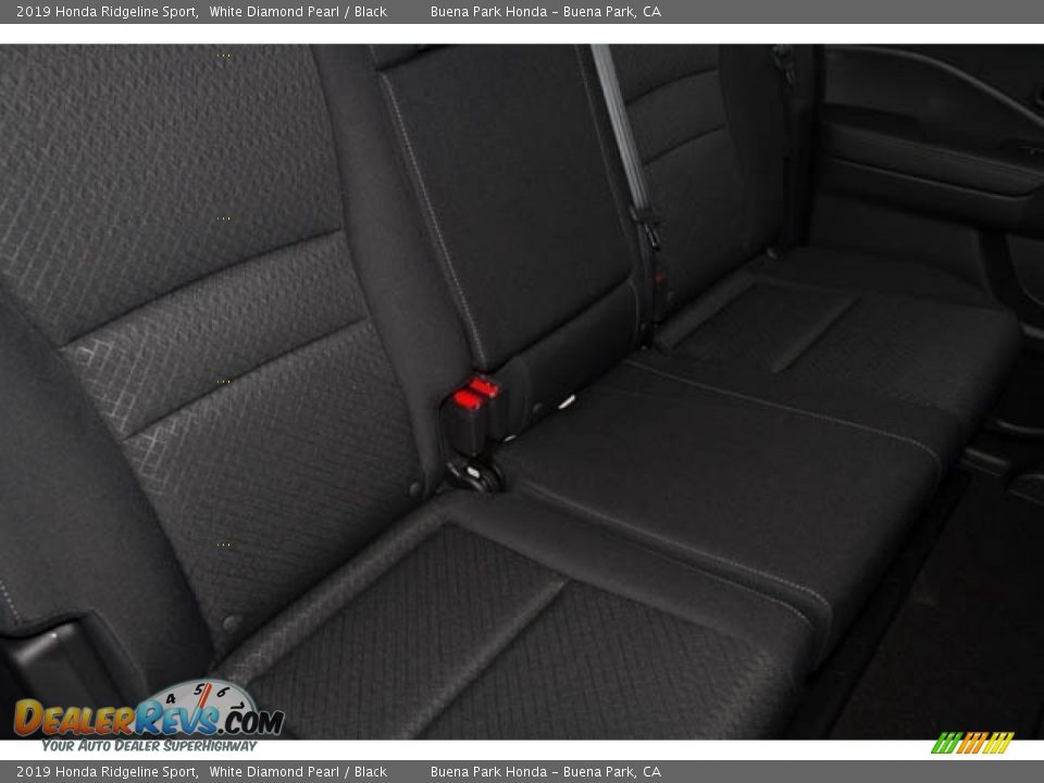 2019 Honda Ridgeline Sport White Diamond Pearl / Black Photo #28