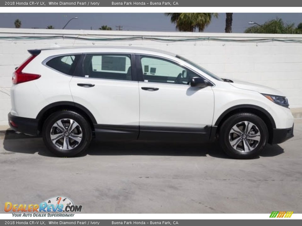 2018 Honda CR-V LX White Diamond Pearl / Ivory Photo #7