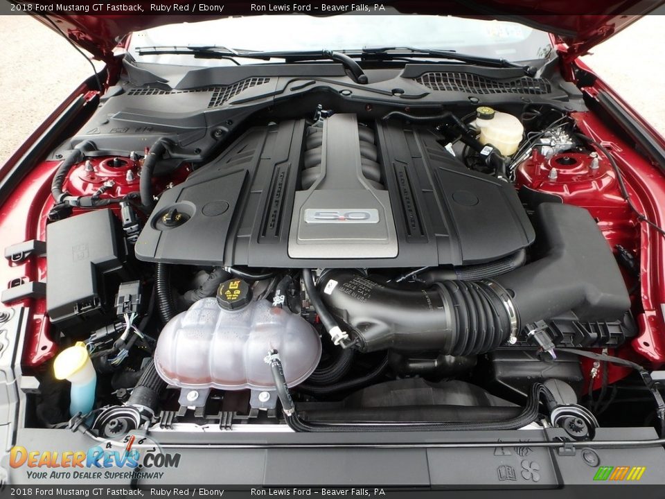 2018 Ford Mustang GT Fastback Ruby Red / Ebony Photo #8