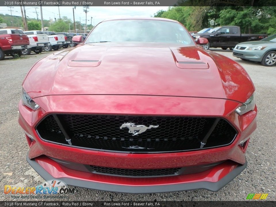 2018 Ford Mustang GT Fastback Ruby Red / Ebony Photo #9
